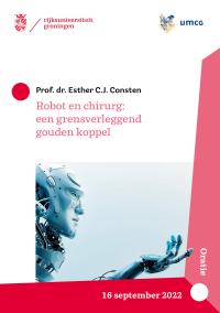 cover page inaugural lecture RUG Esther Consten