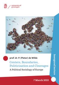 Cover inaugural lecture Pieter de Wilde