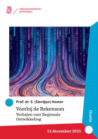 cover inaugural lecture Sierdjan Koster